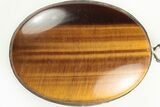 Tiger's Eye Pendant (Necklace) - Sterling Silver #192356-1